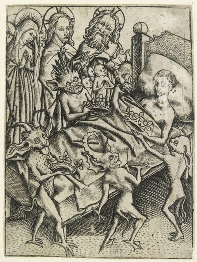 The Temptation of Avarice by Master E. S.